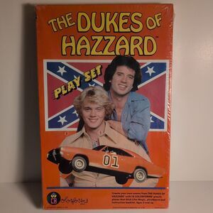 NEW & SEALED Vintage 1981 The Dukes Of Hazzard COLORFORMS Play Set